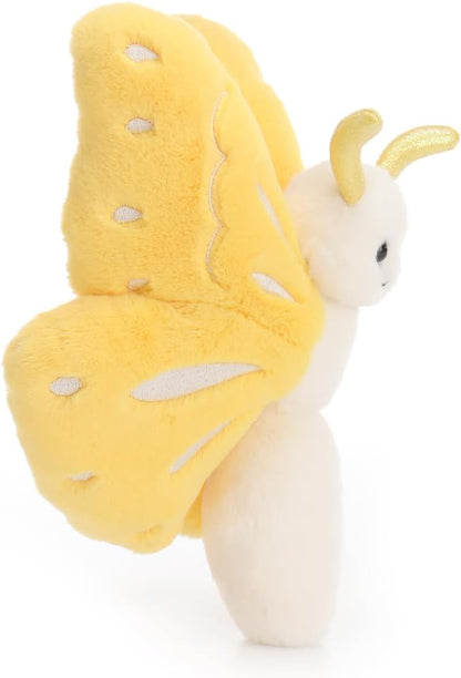 Yellow Butterfly Soft Stuffed Animals Plush Toys 7.5''
