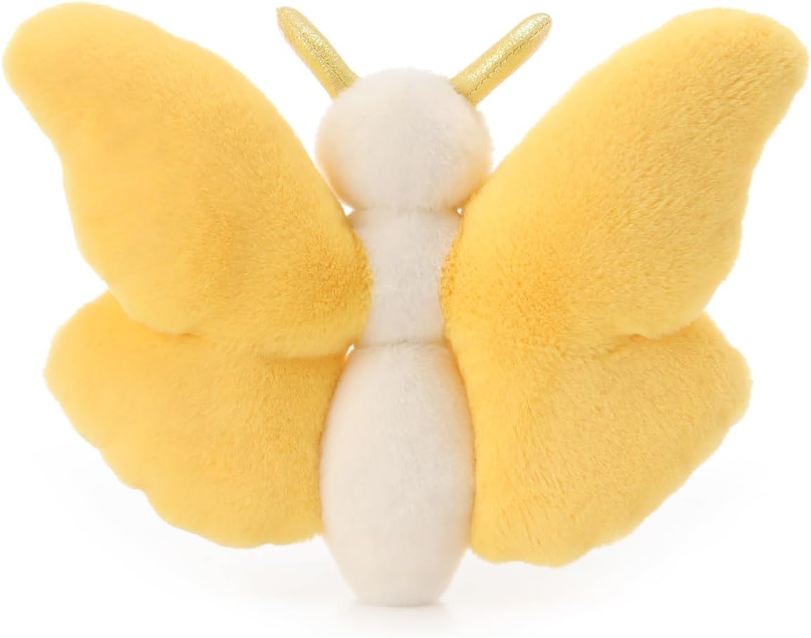 Yellow Butterfly Soft Stuffed Animals Plush Toys 7.5''