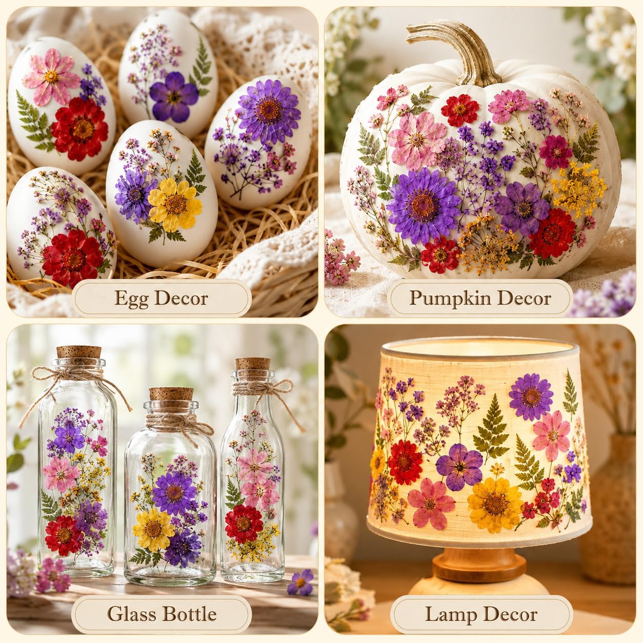 70 pcs Dried Flowers for Resin, Natural Flowers and Leaves Kit with Tweezers， Vacuum Sealed DIY Pressed Flowers for Jewelry Molds, Candle Soap Making, Scrapbook, Nail Art (Colorful-C)