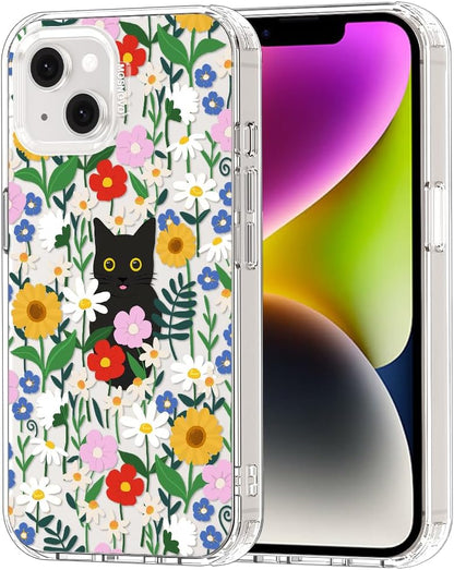 Case for iPhone 13 Pro Max, [Buffertech 6.6ft Military-Grade Drop Protection] [Anti Peel Off Tech] Clear TPU Bumper Phone Case Cover Design - Lemon - Colors C