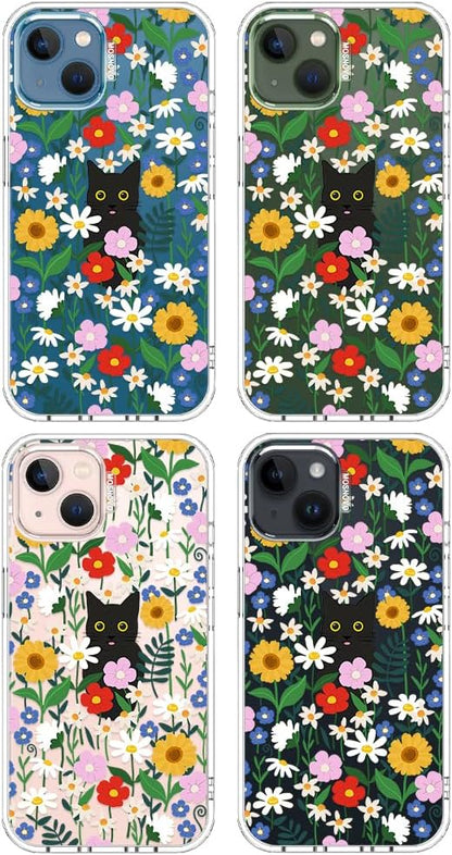 Case for iPhone 13 Pro Max, [Buffertech 6.6ft Military-Grade Drop Protection] [Anti Peel Off Tech] Clear TPU Bumper Phone Case Cover Design - Lemon - Colors C