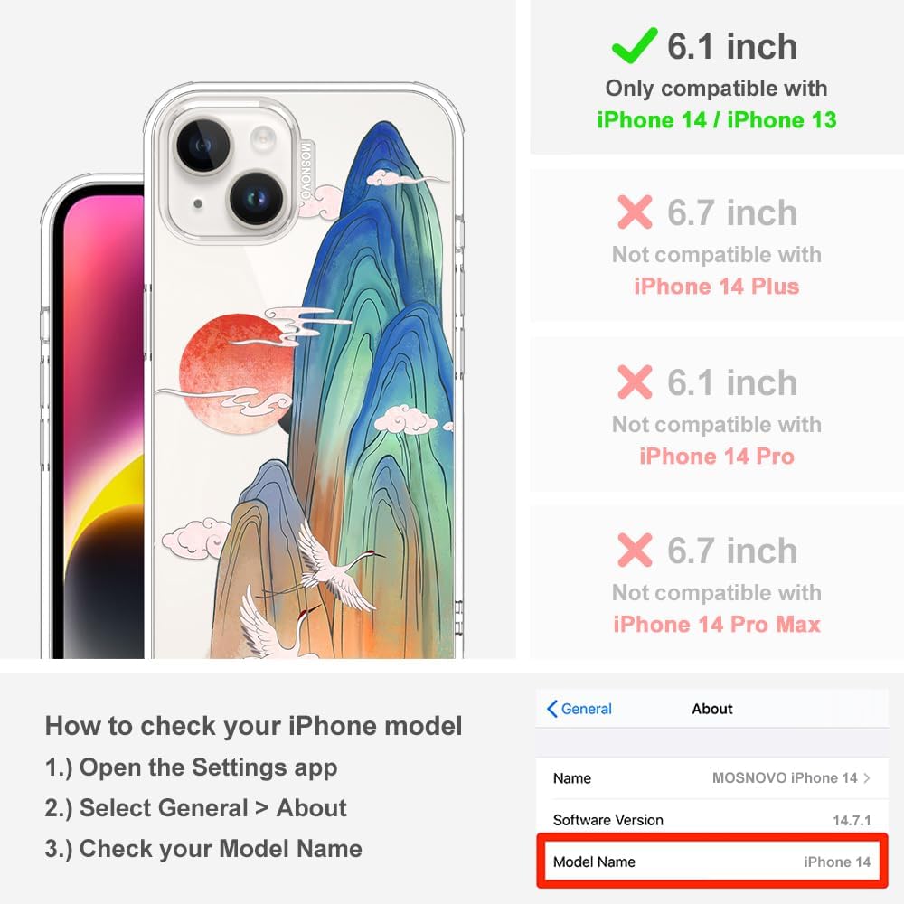 Case for iPhone 13 Pro Max, [Buffertech 6.6ft Military-Grade Drop Protection] [Anti Peel Off Tech] Clear TPU Bumper Phone Case Cover Design - Lemon - Colors C