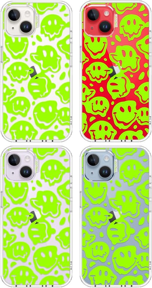 Case for iPhone 13 Pro Max, [Buffertech 6.6ft Military-Grade Drop Protection] [Anti Peel Off Tech] Clear TPU Bumper Phone Case Cover Design - Lemon - Colors C