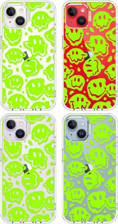 Case for iPhone 13 Pro Max, [Buffertech 6.6ft Military-Grade Drop Protection] [Anti Peel Off Tech] Clear TPU Bumper Phone Case Cover Design - Lemon - Colors C