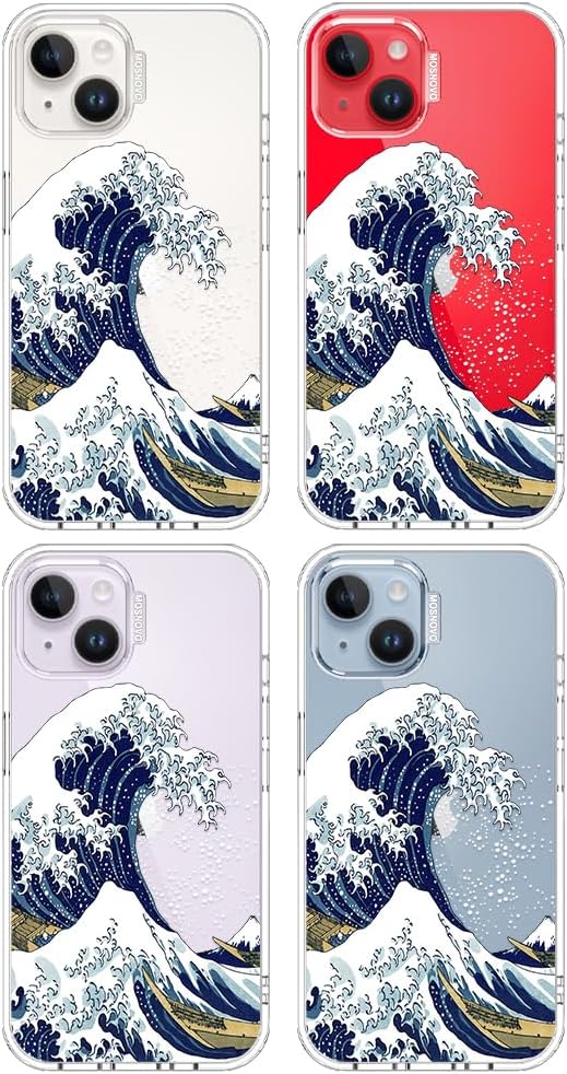 Case for iPhone 13 Pro Max, [Buffertech 6.6ft Military-Grade Drop Protection] [Anti Peel Off Tech] Clear TPU Bumper Phone Case Cover Design - Lemon - Colors C