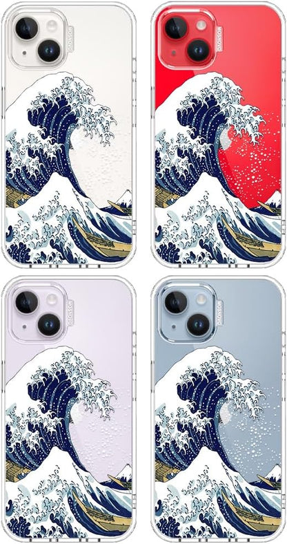 Case for iPhone 13 Pro Max, [Buffertech 6.6ft Military-Grade Drop Protection] [Anti Peel Off Tech] Clear TPU Bumper Phone Case Cover Design - Lemon - Colors C