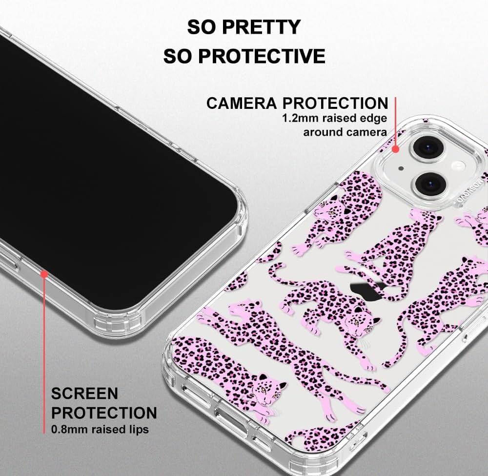 Case for iPhone 13 Pro Max, [Buffertech 6.6ft Military-Grade Drop Protection] [Anti Peel Off Tech] Clear TPU Bumper Phone Case Cover Design - Lemon - Colors C