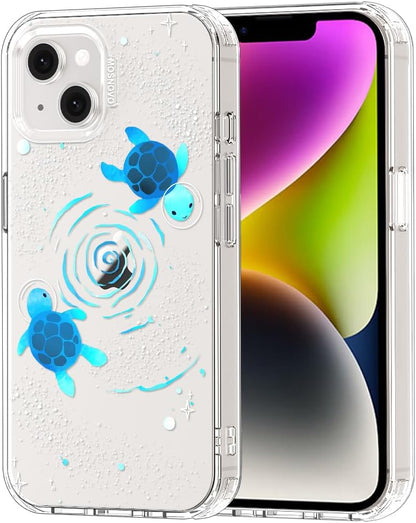 Case for iPhone 13 Pro Max, [Buffertech 6.6ft Military-Grade Drop Protection] [Anti Peel Off Tech] Clear TPU Bumper Phone Case Cover Design - Lemon - Colors C