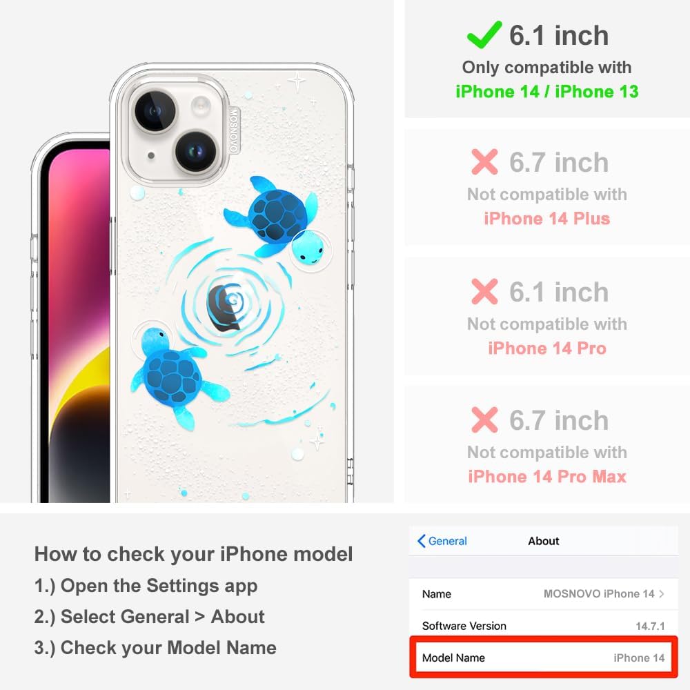 Case for iPhone 13 Pro Max, [Buffertech 6.6ft Military-Grade Drop Protection] [Anti Peel Off Tech] Clear TPU Bumper Phone Case Cover Design - Lemon - Colors C