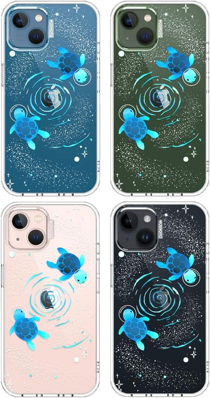 Case for iPhone 13 Pro Max, [Buffertech 6.6ft Military-Grade Drop Protection] [Anti Peel Off Tech] Clear TPU Bumper Phone Case Cover Design - Lemon - Colors C