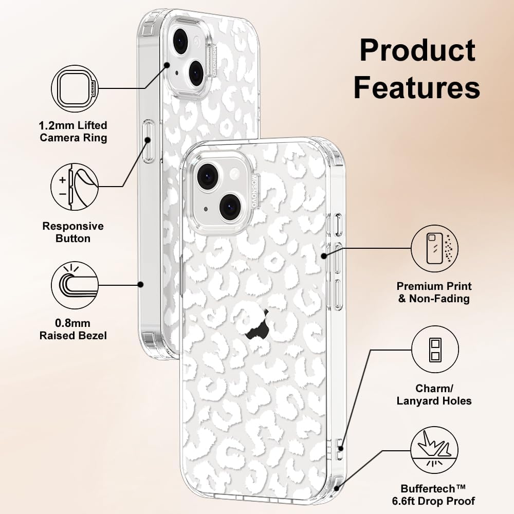 Case for iPhone 13 Pro Max, [Buffertech 6.6ft Military-Grade Drop Protection] [Anti Peel Off Tech] Clear TPU Bumper Phone Case Cover Design - Lemon - Colors C