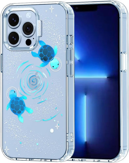 Case for iPhone 13 Pro Max, [Buffertech 6.6ft Military-Grade Drop Protection] [Anti Peel Off Tech] Clear TPU Bumper Phone Case Cover Design - Lemon - Colors C