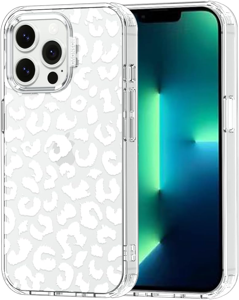 Case for iPhone 13 Pro Max, [Buffertech 6.6ft Military-Grade Drop Protection] [Anti Peel Off Tech] Clear TPU Bumper Phone Case Cover Design - Lemon - Colors C