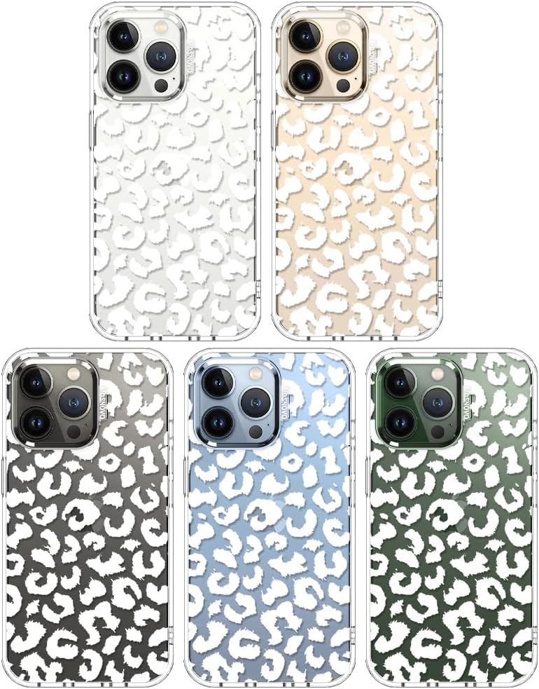 Case for iPhone 13 Pro Max, [Buffertech 6.6ft Military-Grade Drop Protection] [Anti Peel Off Tech] Clear TPU Bumper Phone Case Cover Design - Lemon - Colors C