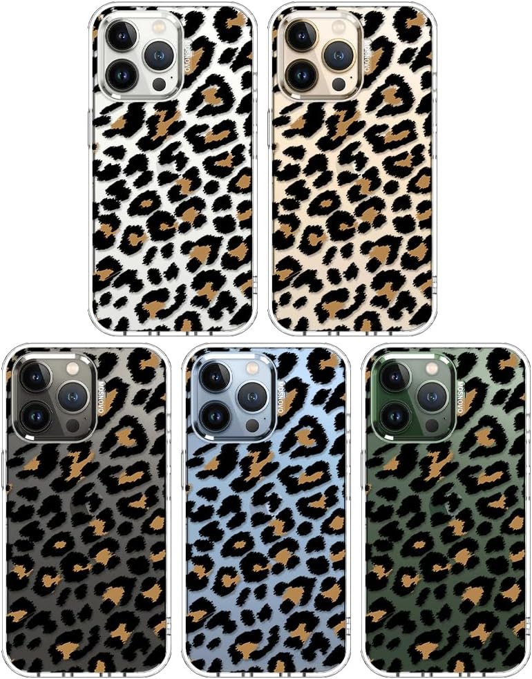 Case for iPhone 13 Pro Max, [Buffertech 6.6ft Military-Grade Drop Protection] [Anti Peel Off Tech] Clear TPU Bumper Phone Case Cover Design - Lemon - Colors C
