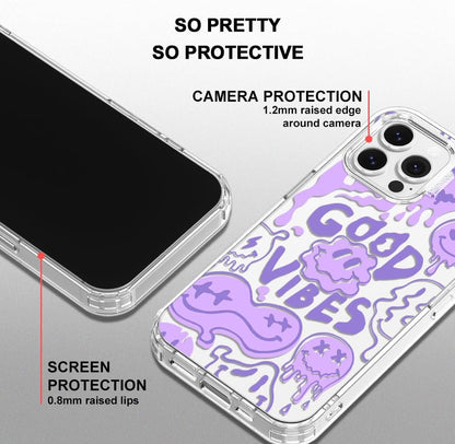 Case for iPhone 13 Pro Max, [Buffertech 6.6ft Military-Grade Drop Protection] [Anti Peel Off Tech] Clear TPU Bumper Phone Case Cover Design - Lemon - Colors C