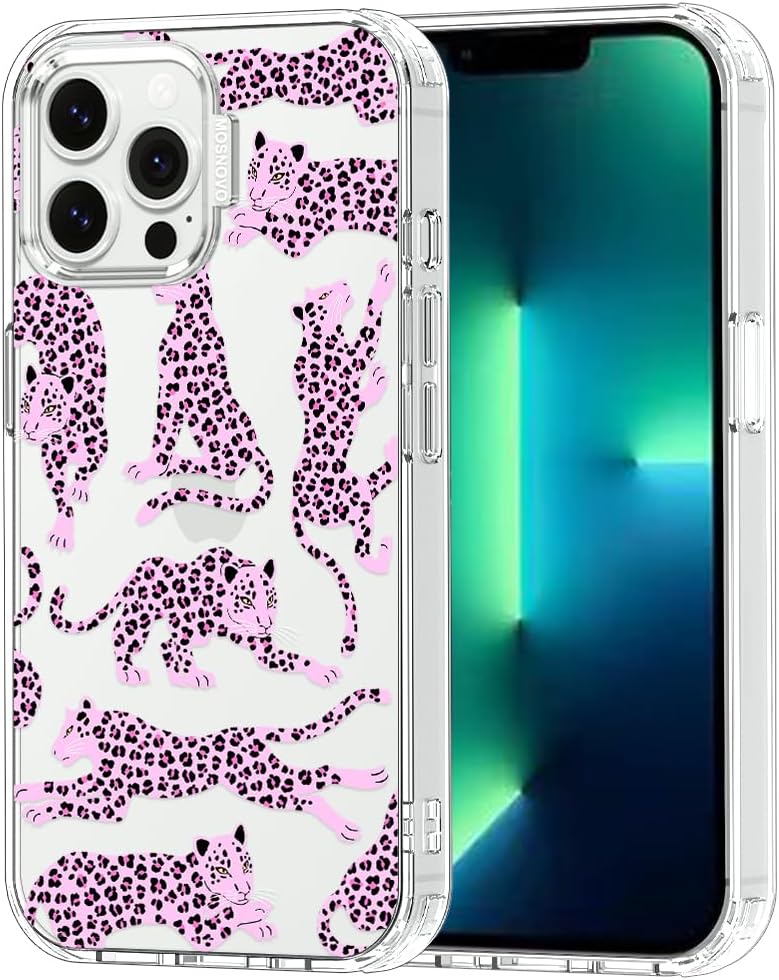 Case for iPhone 13 Pro Max, [Buffertech 6.6ft Military-Grade Drop Protection] [Anti Peel Off Tech] Clear TPU Bumper Phone Case Cover Design - Lemon - Colors C
