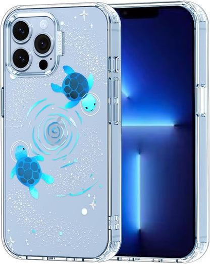 Case for iPhone 13 Pro Max, [Buffertech 6.6ft Military-Grade Drop Protection] [Anti Peel Off Tech] Clear TPU Bumper Phone Case Cover Design - Lemon - Colors C