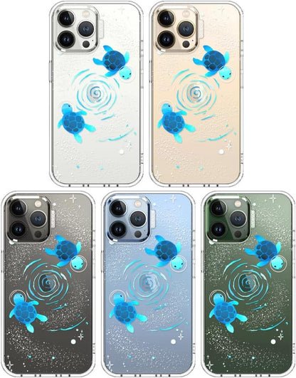 Case for iPhone 13 Pro Max, [Buffertech 6.6ft Military-Grade Drop Protection] [Anti Peel Off Tech] Clear TPU Bumper Phone Case Cover Design - Lemon - Colors C