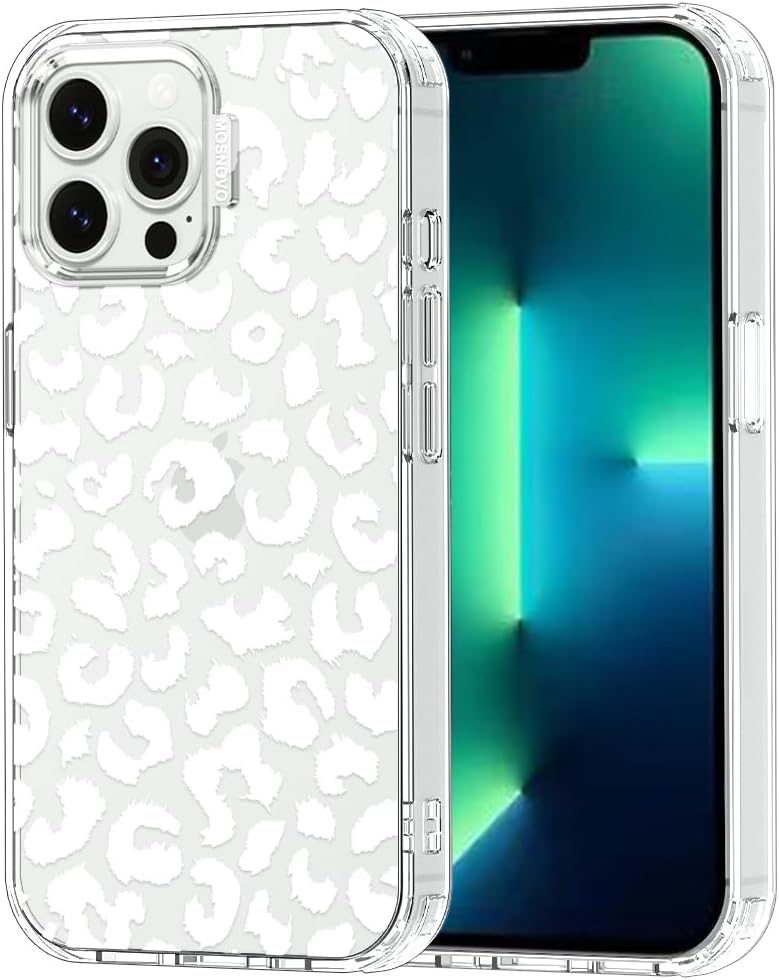 Case for iPhone 13 Pro Max, [Buffertech 6.6ft Military-Grade Drop Protection] [Anti Peel Off Tech] Clear TPU Bumper Phone Case Cover Design - Lemon - Colors C