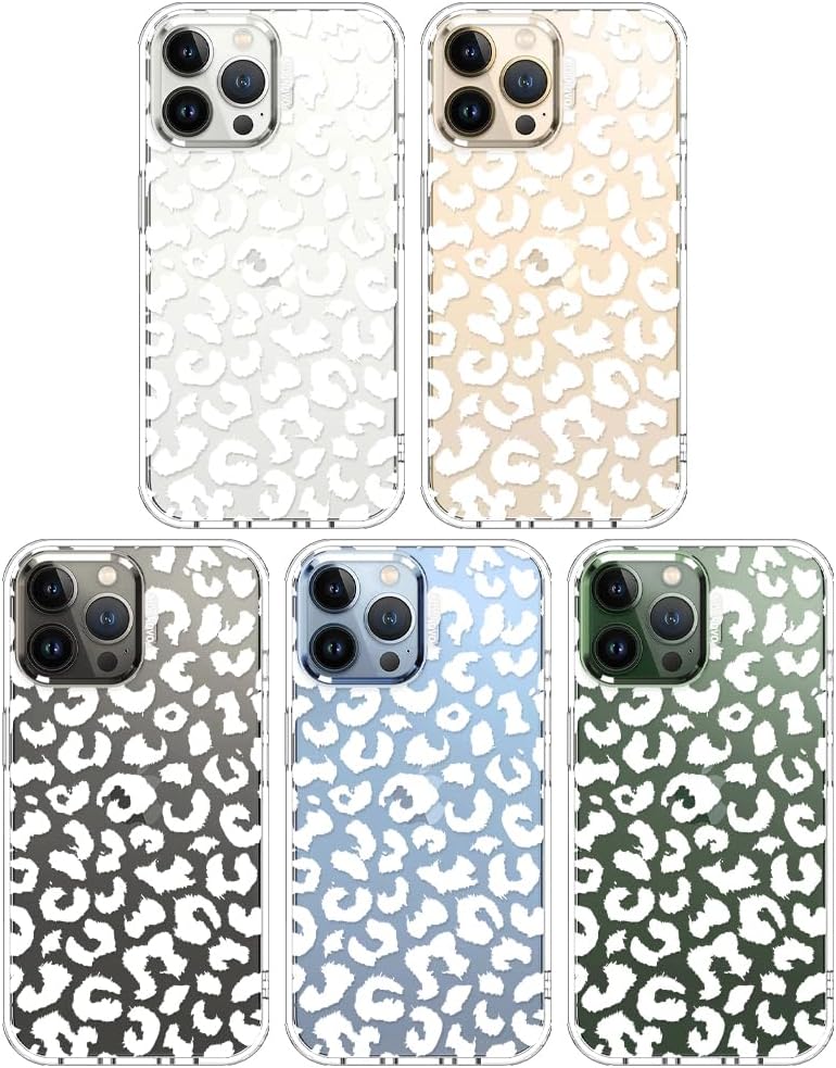 Case for iPhone 13 Pro Max, [Buffertech 6.6ft Military-Grade Drop Protection] [Anti Peel Off Tech] Clear TPU Bumper Phone Case Cover Design - Lemon - Colors C