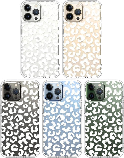 Case for iPhone 13 Pro Max, [Buffertech 6.6ft Military-Grade Drop Protection] [Anti Peel Off Tech] Clear TPU Bumper Phone Case Cover Design - Lemon - Colors C
