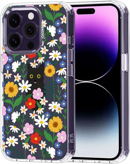 Case for iPhone 13 Pro Max, [Buffertech 6.6ft Military-Grade Drop Protection] [Anti Peel Off Tech] Clear TPU Bumper Phone Case Cover Design - Lemon - Colors C