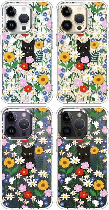 Case for iPhone 13 Pro Max, [Buffertech 6.6ft Military-Grade Drop Protection] [Anti Peel Off Tech] Clear TPU Bumper Phone Case Cover Design - Lemon - Colors C
