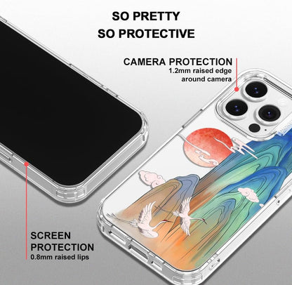 Case for iPhone 13 Pro Max, [Buffertech 6.6ft Military-Grade Drop Protection] [Anti Peel Off Tech] Clear TPU Bumper Phone Case Cover Design - Lemon - Colors C
