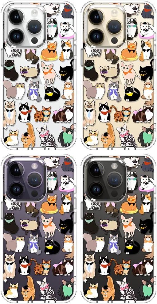 Case for iPhone 13 Pro Max, [Buffertech 6.6ft Military-Grade Drop Protection] [Anti Peel Off Tech] Clear TPU Bumper Phone Case Cover Design - Lemon - Colors C