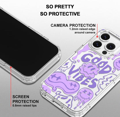 Case for iPhone 13 Pro Max, [Buffertech 6.6ft Military-Grade Drop Protection] [Anti Peel Off Tech] Clear TPU Bumper Phone Case Cover Design - Lemon - Colors C