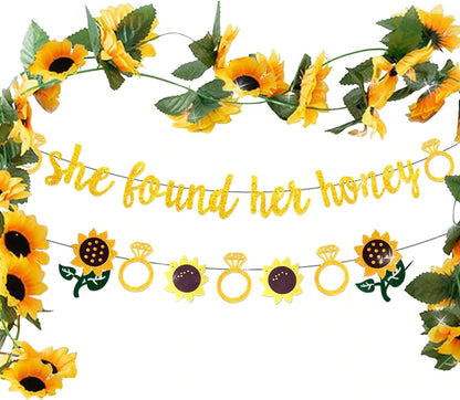 Bride to Bee Bridal Shower Decoration Bee Theme Wedding Banner | Bride to Bee Bridal Shower Banner Backdrop Sunflowers Bee Theme Bridal Shower Decorations Bride to Be Engagement Banner