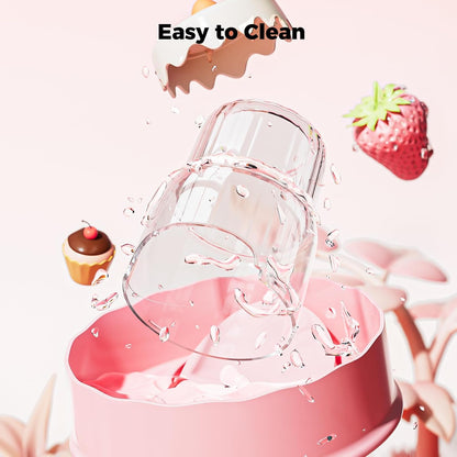 Hamster Food Bowl - Automatic Guinea Pig Feeder No Spill Storage Small Pet Food Dispenser for Gerbil, Rat, Chinchilla, Ferret, Hedgehog