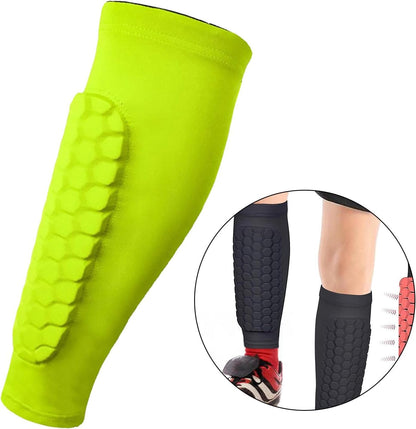 Football Leg Sleeves Soccer Shin Guards Socks Comfortable Knee Support Calf Leg Compression Sleeve for Basketball