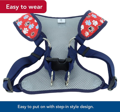 Ribbon Designer Wrap Adjustable Dog Harness - Large & Small Dog Harness - Breathable Mesh Harness for Dogs Pet Supplies for Dogs - Yellow Buttercup, 3/4" x 22-28"