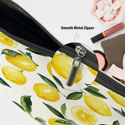 Lemon Gifts, Lemons Makeup Bag, Lemon Stuff Cosmetic Bag Fruit Travel Pouch | Lemons Lovers Gift for Women Girls Daughter Sisters Coworker Best Friend Friendship Graduation Birthday Gifts