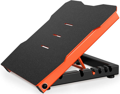 Steel Slant Board Calf Stretcher, 600 Lbs Weight Capacity 5-Level Adjustable Incline Board Squat Wedge Achilles Ankle Stretcher Non-Slip Surface for Squat, Fitness, Physical Therapy