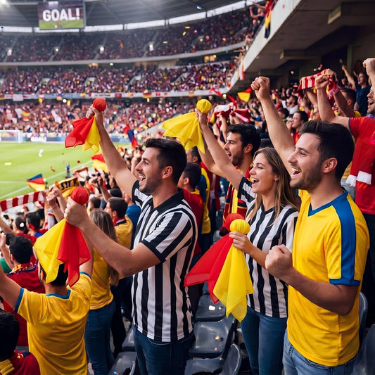 6 Pack Football Penalty Flags Tossing Flags Sports Fan Set Party Accessories for Football Theme(Yellow and Red)