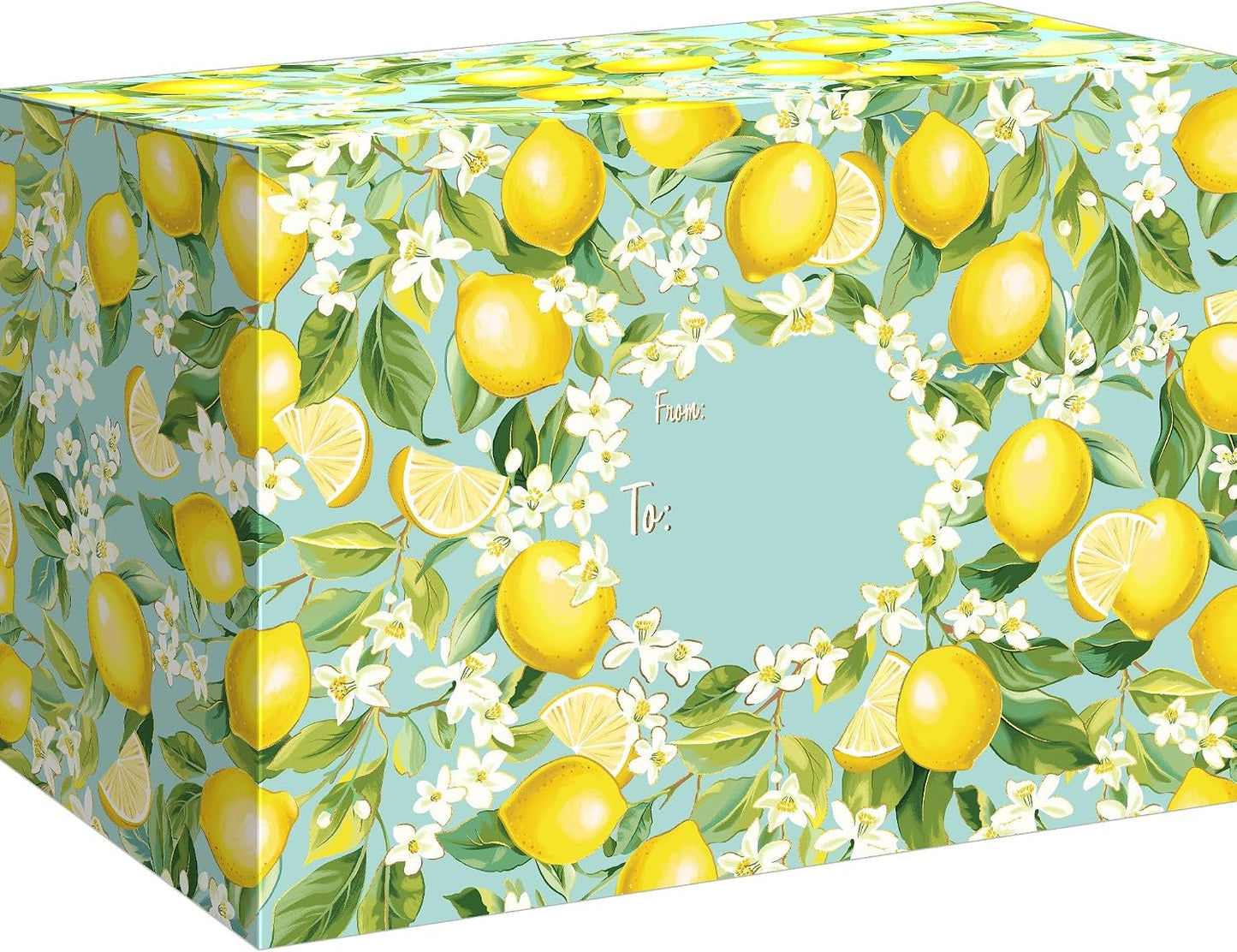 Medium Mailing Gift Boxes, Lemon Tree (12 Pcs)