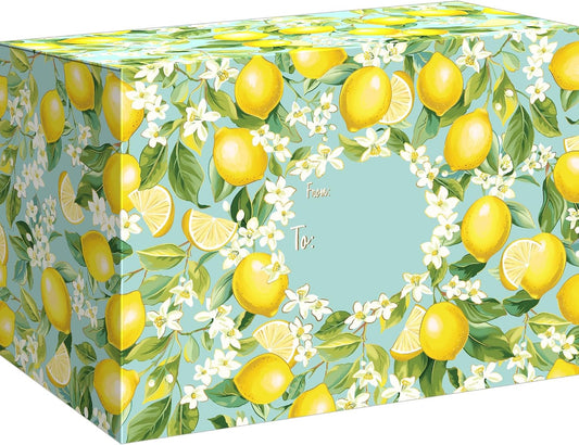 Medium Mailing Gift Boxes, Lemon Tree (12 Pcs)