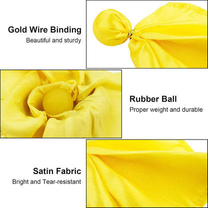 8PCS Football Referee Penalty Flag Yellow and Red Challenge Flags Sports Tossing Flags for Party Accessory
