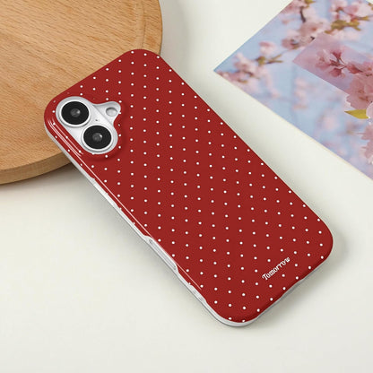 Compatible with iPhone 13/iPhone 14 Case with Cute Fashion Polka Dot Aesthetics Design Simple Cases for Soft TPU Slim Protection Cover-Lemon-Yellow - Colors A