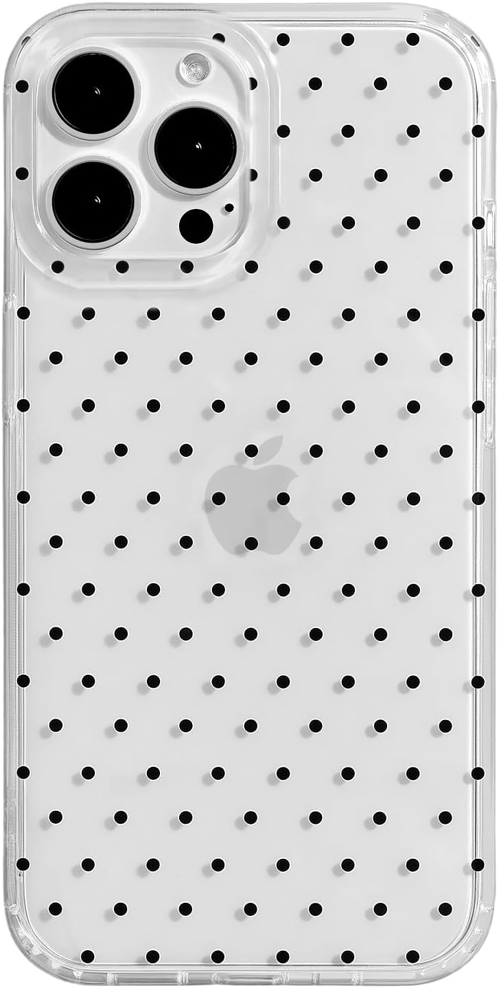 Compatible with iPhone 13/iPhone 14 Case with Cute Fashion Polka Dot Aesthetics Design Simple Cases for Soft TPU Slim Protection Cover-Lemon-Yellow - Colors A