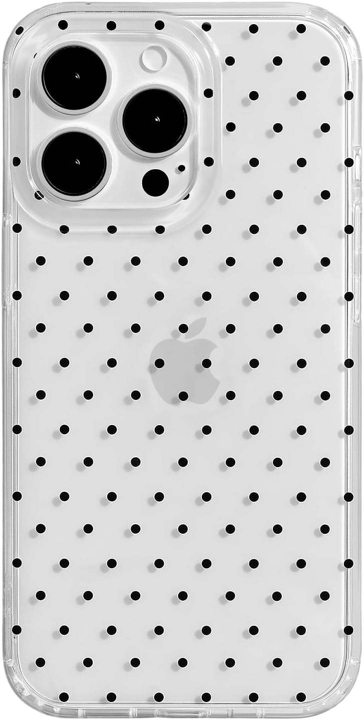 Compatible with iPhone 13/iPhone 14 Case with Cute Fashion Polka Dot Aesthetics Design Simple Cases for Soft TPU Slim Protection Cover-Lemon-Yellow - Colors A