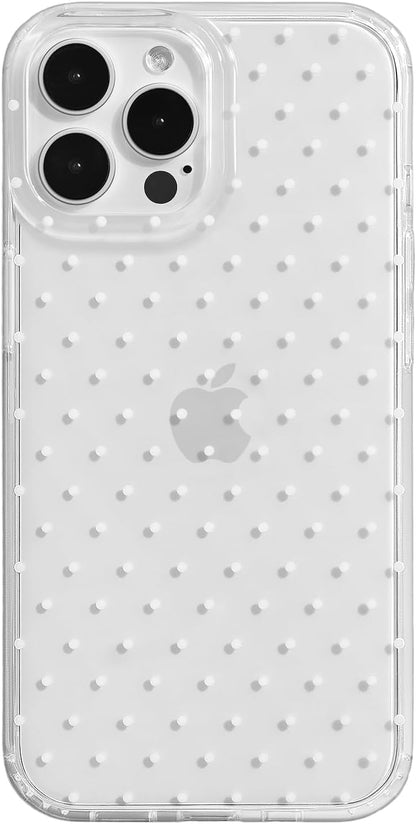 Compatible with iPhone 13/iPhone 14 Case with Cute Fashion Polka Dot Aesthetics Design Simple Cases for Soft TPU Slim Protection Cover-Lemon-Yellow - Colors A