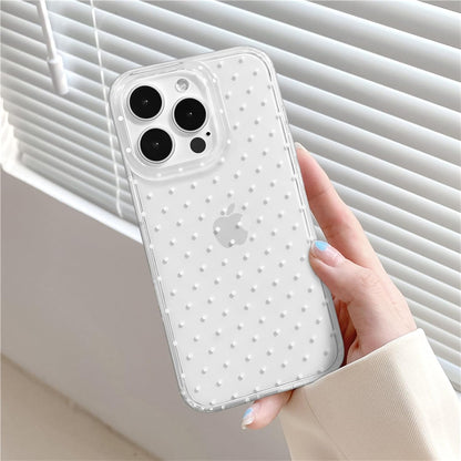 Compatible with iPhone 13/iPhone 14 Case with Cute Fashion Polka Dot Aesthetics Design Simple Cases for Soft TPU Slim Protection Cover-Lemon-Yellow - Colors A