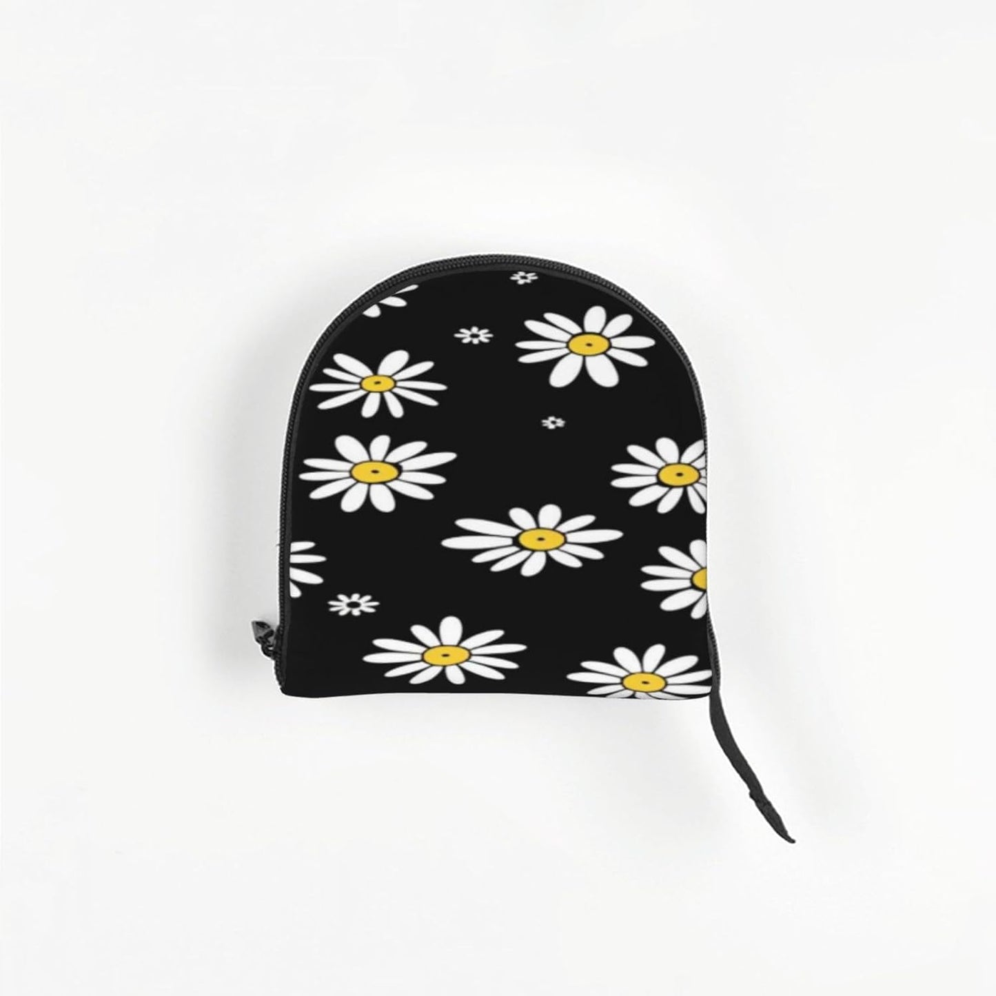 Daisies On Yellow Background Portable Pet Carrier Bag Foldable Shoulder Travel Cat Dog Carrier