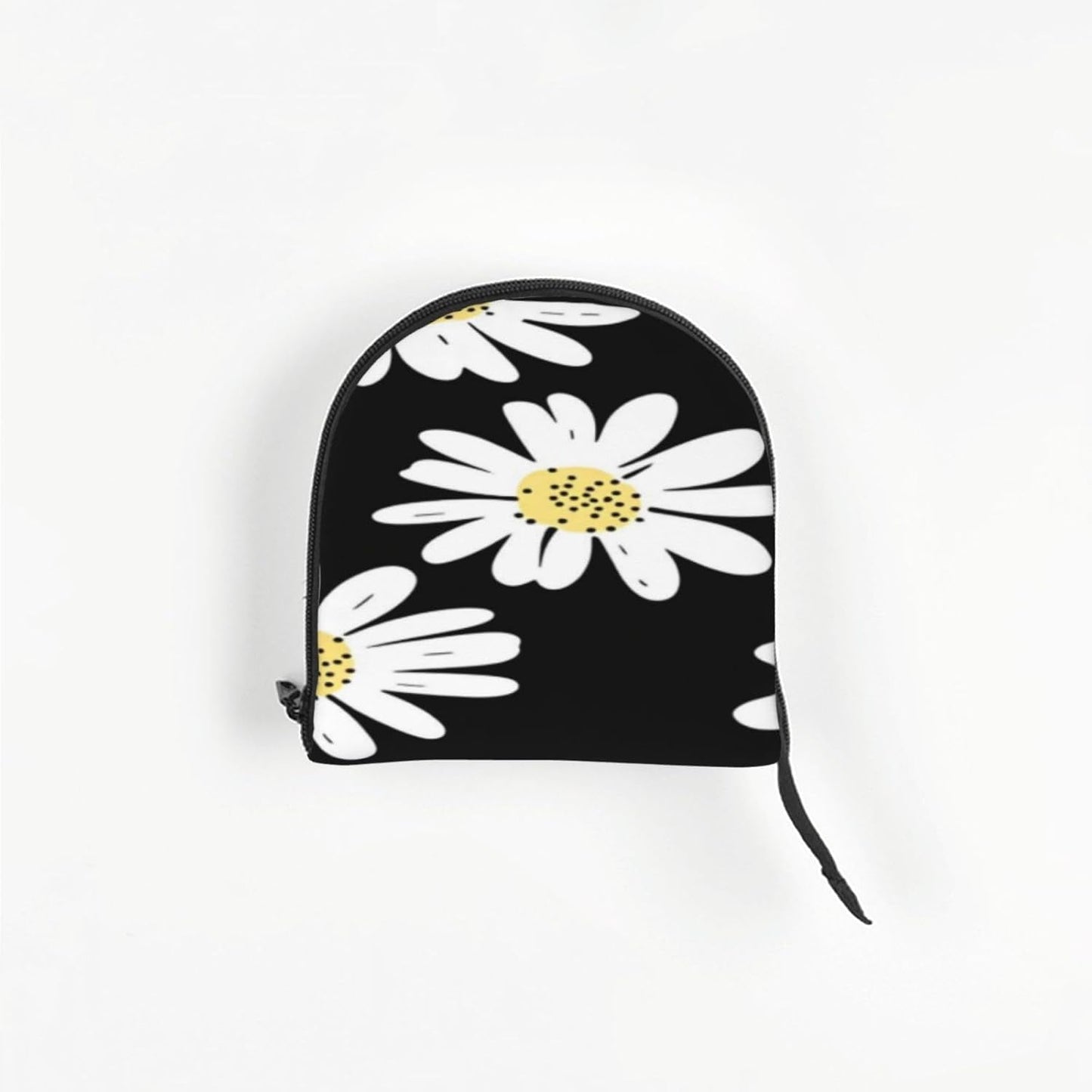 Daisies On Yellow Background Portable Pet Carrier Bag Foldable Shoulder Travel Cat Dog Carrier