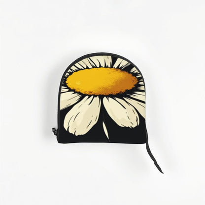 Daisies On Yellow Background Portable Pet Carrier Bag Foldable Shoulder Travel Cat Dog Carrier