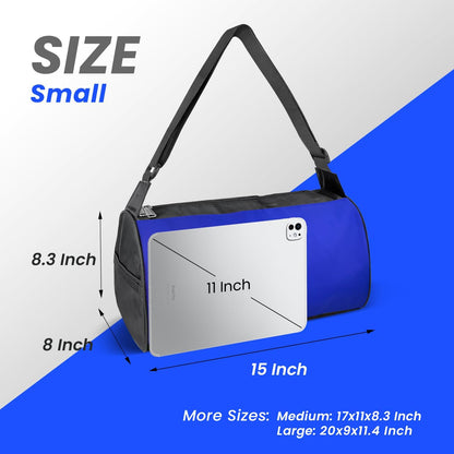 Small Travel Duffel Bag Foldable Waterproof Gym Bag for Gym Beach Swim Bags Men Women Duffle Bag Lightweight Oxford Cloth Sports Bags -Yellow